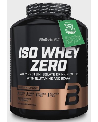 Protein BioTechUSA Iso Zero Caffe Latte, 2270 q