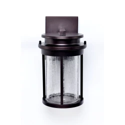 Retro Üslublu Divar Çırağı 30 sm, Qırıq Şüşə Effektli Silindr, E27 Uyğun