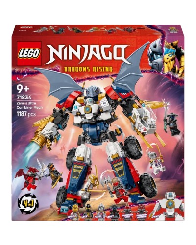 Konstruktor LEGO Ninjago 71834 Zane's Ultra Combiner Mech, 1187 element, 9+ yaş