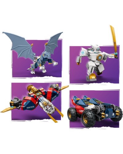 Konstruktor LEGO Ninjago 71834 Zane's Ultra Combiner Mech, 1187 element, 9+ yaş