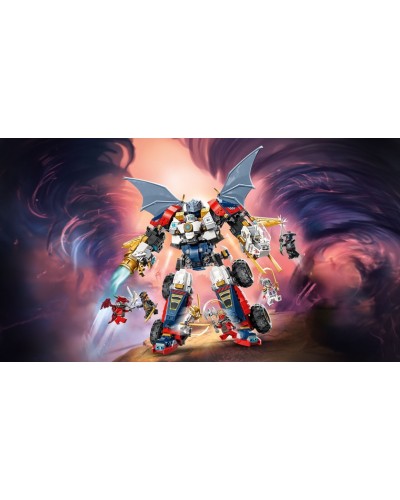 Konstruktor LEGO Ninjago 71834 Zane's Ultra Combiner Mech, 1187 element, 9+ yaş