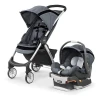 Детская коляска Chicco Mini Bravo Sport Travel System Carbon, черная/серая