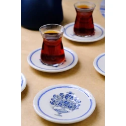 Набор армуду стаканов Tabak Evi Fulya Antik, на 6 персон, 12 предметов