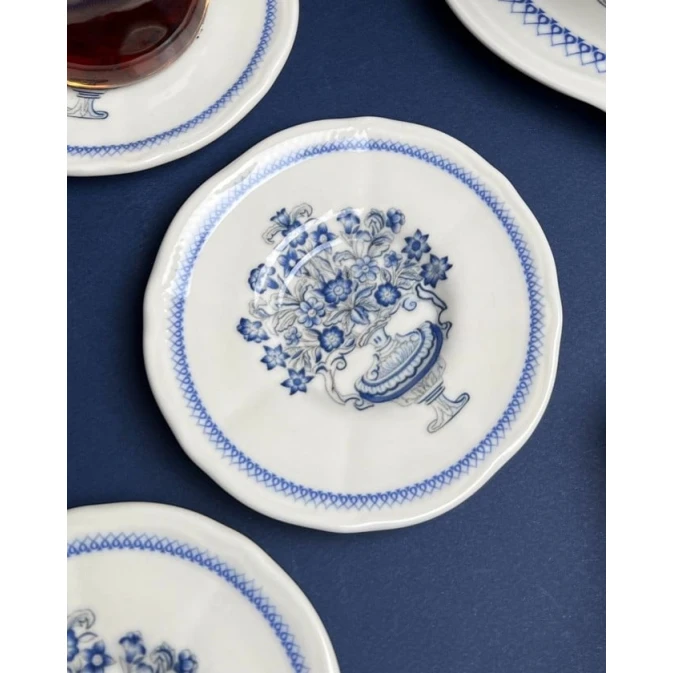 Набор армуду стаканов Tabak Evi Fulya Antik, на 6 персон, 12 предметов