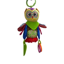 Игрушка для коляски, Сова, Прорезыватель, Писклявый