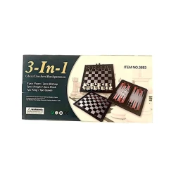 Шахматы 3 в 1 FG3883, пластик