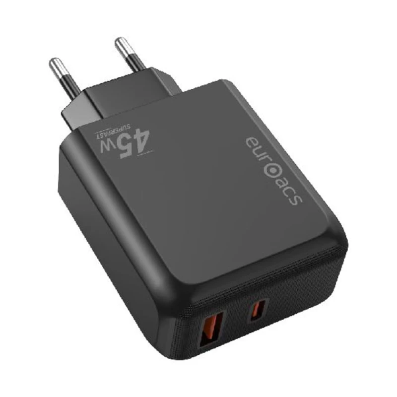 Сетевое зарядное устройство Euroacs PD 45W EU-MA305 USB TFSF