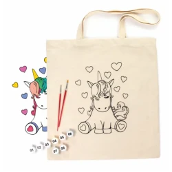 Набор экосумка-раскраска Rosa Talent Юникорн, хлопок 220 г/кв.м, 38х42 см Набор экосумка-раскраска Rosa Talent Юникорн, хлопок 220 г/кв.м, 38х42 см