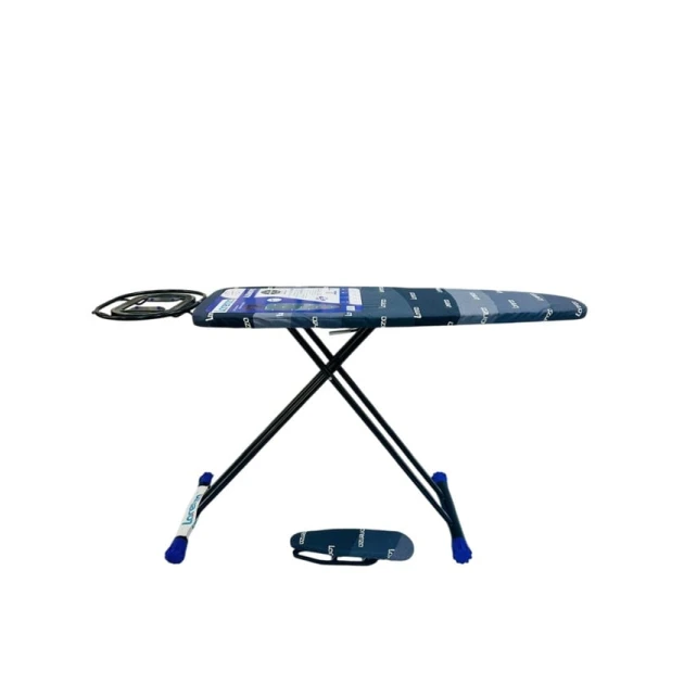Гладильная доска Lorenzo, металл, черная, 44x126 см Гладильная доска Lorenzo, металл, черная, 44x126 см