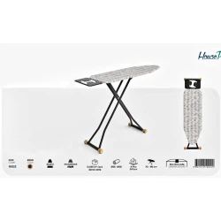 Гладильная доска Perilla, 112×36 см, черная/оранжевая