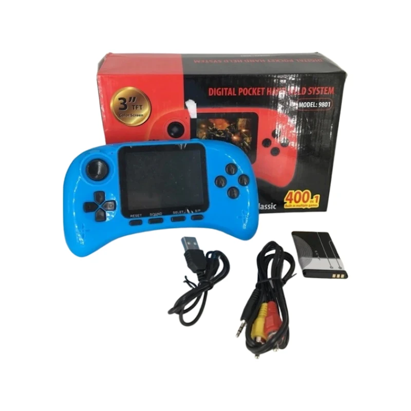 Портативная игровая приставка Digital Pocket Hand Held System 9801 голубой