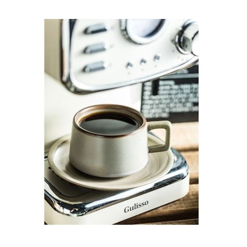 Çay cütü Sunpi̇o PH-100030, keramika, ağ/qəhvəyi