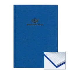 Bloknоt Fis Manuscript Book 2Q A5, 96 vərəq, göy