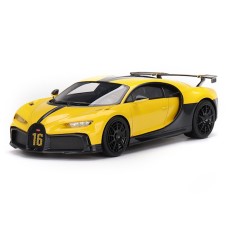 Oyuncaq maşın Topspeed Diecast Bugatti Chiron, sarı