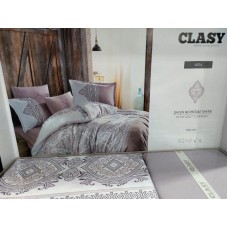 Yataq dəsti Clasy SF-385, avro, yorğan üzü 200х220 sm, mələfə 240х260 sm, yastıq üzü 50х70 sm x 2 əd, satin, rəngbərəng