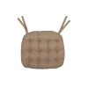 Подушка для стула Oeko-Tex Mimosa Camel, 45x40 см, микрофибра, коричневая Подушка для стула Oeko-Tex Mimosa Camel, 45x40 см, микрофибра, коричневая