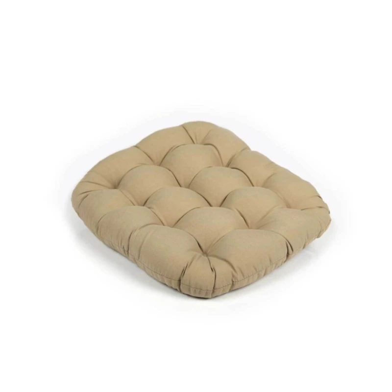 Подушка для стула Oeko-Tex Mimosa Camel, 45x40 см, микрофибра, коричневая Подушка для стула Oeko-Tex Mimosa Camel, 45x40 см, микрофибра, коричневая