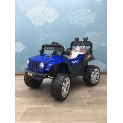 Uşaq elektrik avtomobili 576, qara/göy