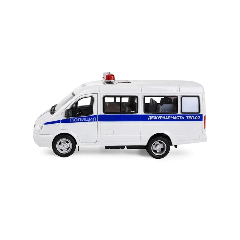 Полицейская машина Play Smart 9098D, 23x13 см, от 3 лет, белая