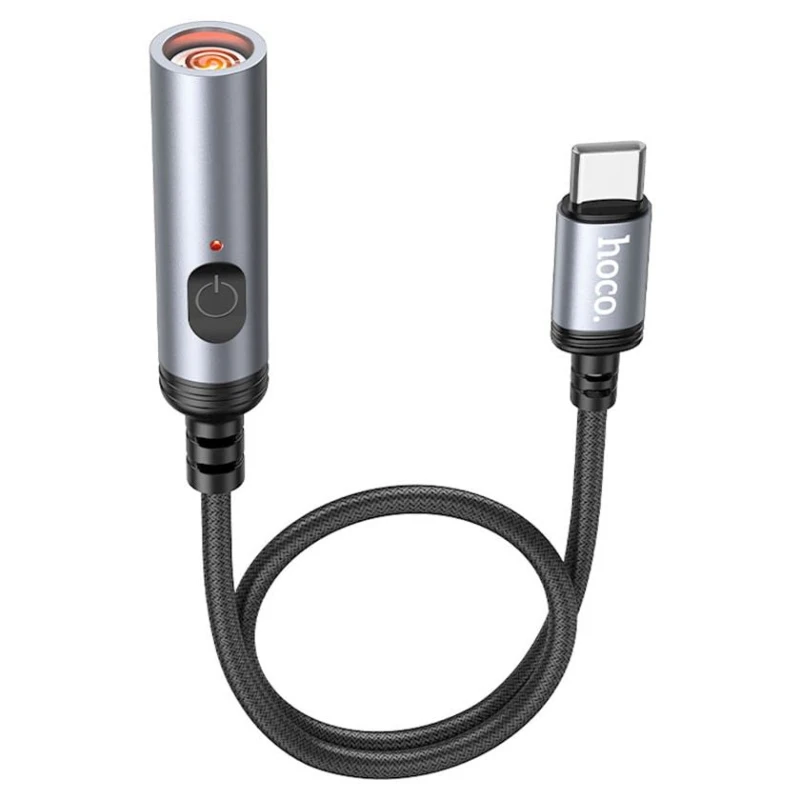 Электронная зажигалка Hoco UA30 USB Type-C, 0.3 м Электронная зажигалка Hoco UA30 USB Type-C, 0.3 м