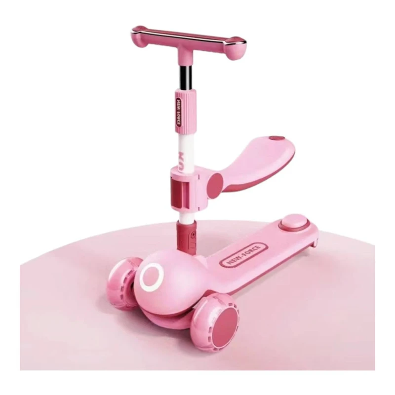 Uşaqlar üçün samokat smr837, çəhrayı