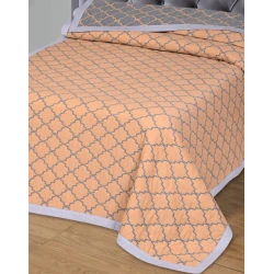 Örtük Артпостель Альмира, 180x235 sm, bir yarım, jakkard/pambıq, göy/qəhvəyi