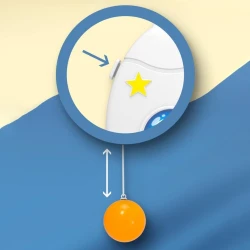 Stolüstü tennis üçün dəst badminton 003, plastik, göy/sarı Stolüstü tennis üçün dəst badminton 003, plastik, göy/sarı