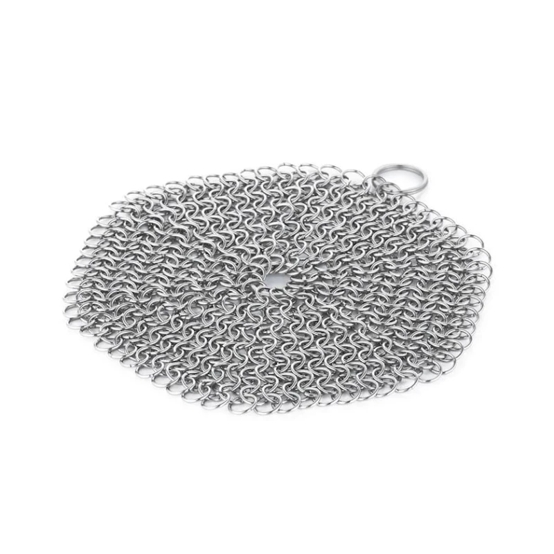 Çuqun qabların təmizlənməsi üçün setka Gipfel 813, dəyrəvi, 15 sm, paslanmayan polad