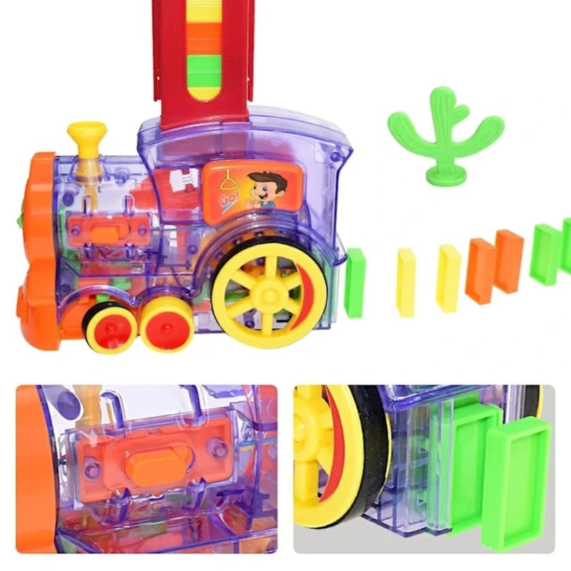 İnteraktiv oyuncaq Electric Domino Train, 3+