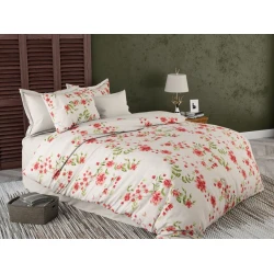 Yataq dəsti Hummel SN05, poplin/pambıq, yorğan üzü 200x220 sm, mələfə 240x260 sm, yastıq üzü 50x70 sm 2 əd, rəngbərəng