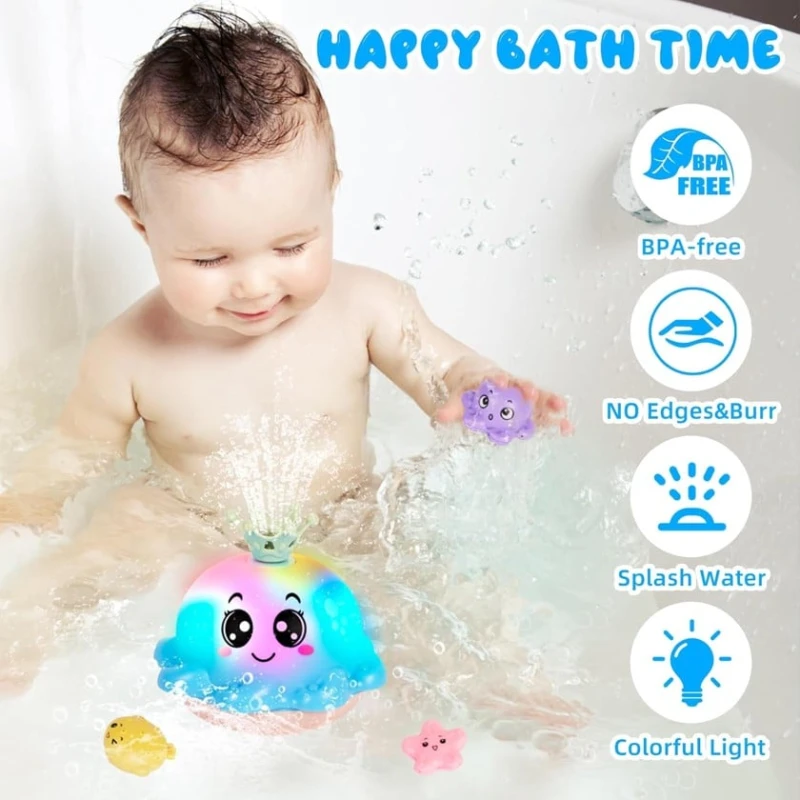 Игрушка для ванной Jiosdo Octopus Spray Water, товар в ассортименте Игрушка для ванной Jiosdo Octopus Spray Water, товар в ассортименте