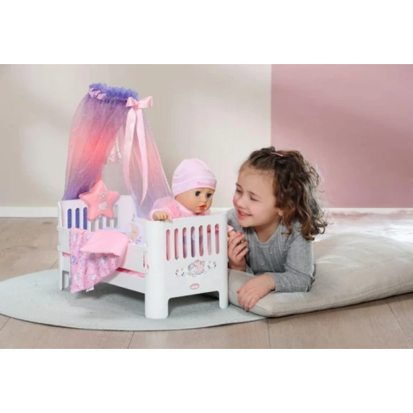 Pups üçün çarpayı Zapf Creation Baby Annabell Sweet Dreams, ağ/çəhrayı, 3+ yaş Pups üçün çarpayı Zapf Creation Baby Annabell Sweet Dreams, ağ/çəhrayı, 3+ yaş