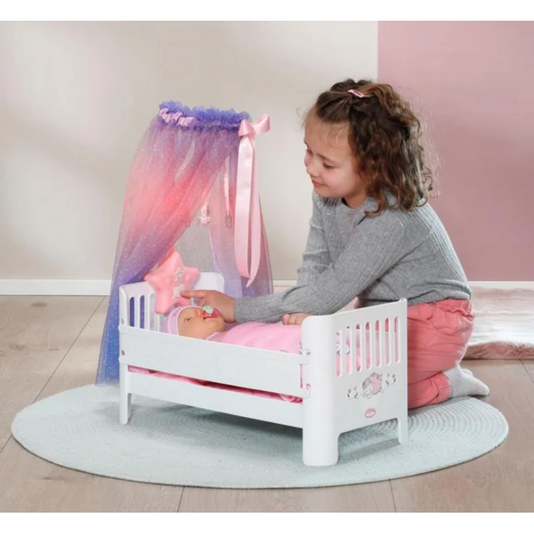 Pups üçün çarpayı Zapf Creation Baby Annabell Sweet Dreams, ağ/çəhrayı, 3+ yaş Pups üçün çarpayı Zapf Creation Baby Annabell Sweet Dreams, ağ/çəhrayı, 3+ yaş