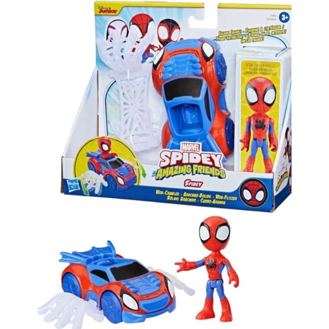 Игровой набор Hasbro Spidey & His Amazing Friends Spidey Web Crawler F7454, товар в ассортименте