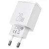 Сетевое зарядное устройство Baseus Compact Quick Charger EU 20 W, Белый Сетевое зарядное устройство Baseus Compact Quick Charger EU 20 W, Белый