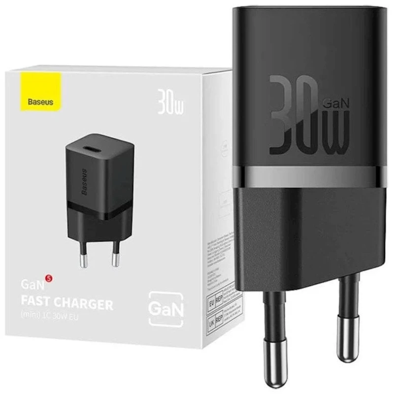 Сетевое зарядное устройство Baseus GaN5 30W Black Сетевое зарядное устройство Baseus GaN5 30W Black