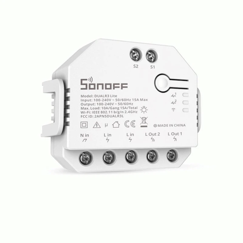 Выключатель Sonoff DUALR3 Lite Выключатель Sonoff DUALR3 Lite