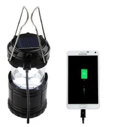 Кемпинговый фонарь ONBN XF 5800T 6 + 1 LED, пластик, черный