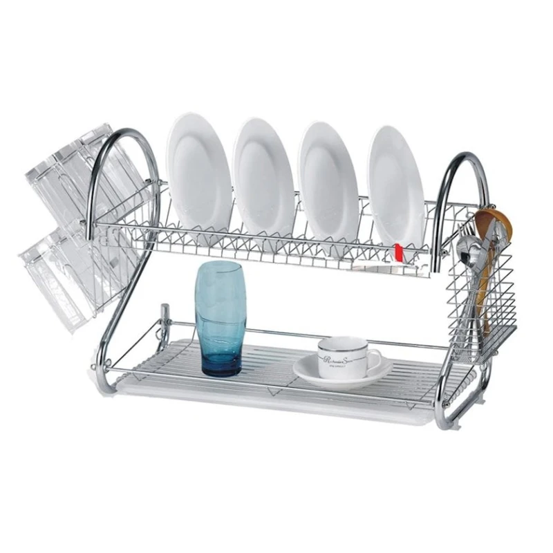 Сушилка для посуды Maestro Rainbow MR-1025-38 двухъярусная Сушилка для посуды Maestro Rainbow MR-1025-38 двухъярусная