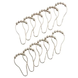 Кольца для занавески в ванной JYSK VARA, нержавеющая сталь, 12 шт