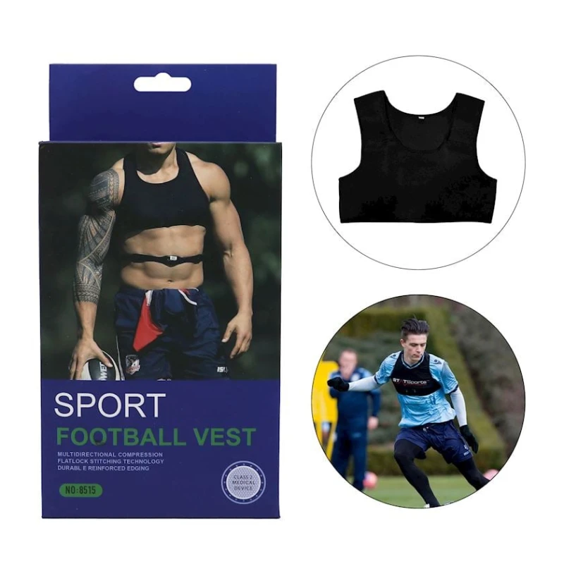 Futbol məşqi üçün jilet Aspo 8515, qara, ölçü Standart