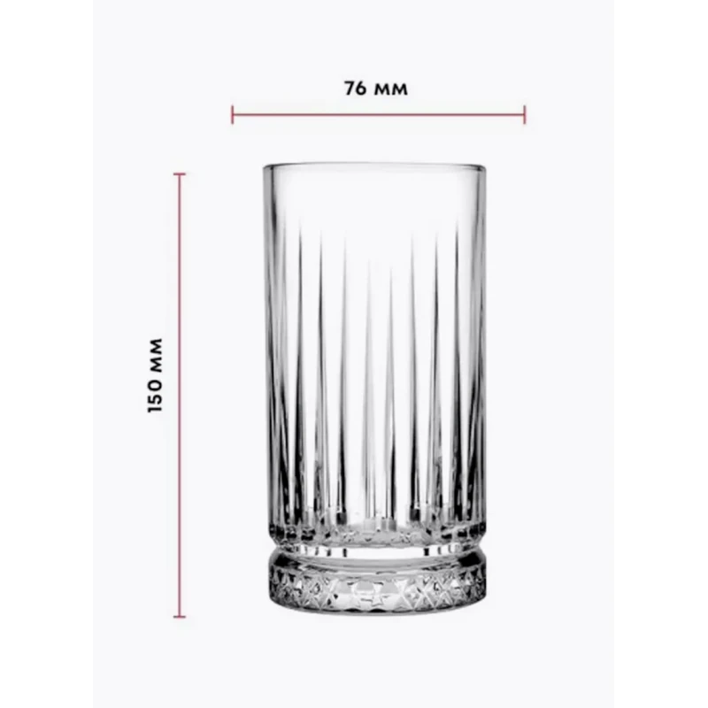 Набор стаканов Pasabahce NH_27PSB, 6 шт, прозрачный Набор стаканов Pasabahce NH_27PSB, 6 шт, прозрачный