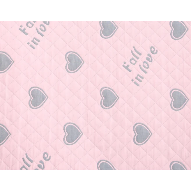 Örtük Артпостель Жизель, 180x235 sm, bir yarım, jakkard/pambıq, boz/çəhrayı Örtük Артпостель Жизель, 180x235 sm, bir yarım, jakkard/pambıq, boz/çəhrayı