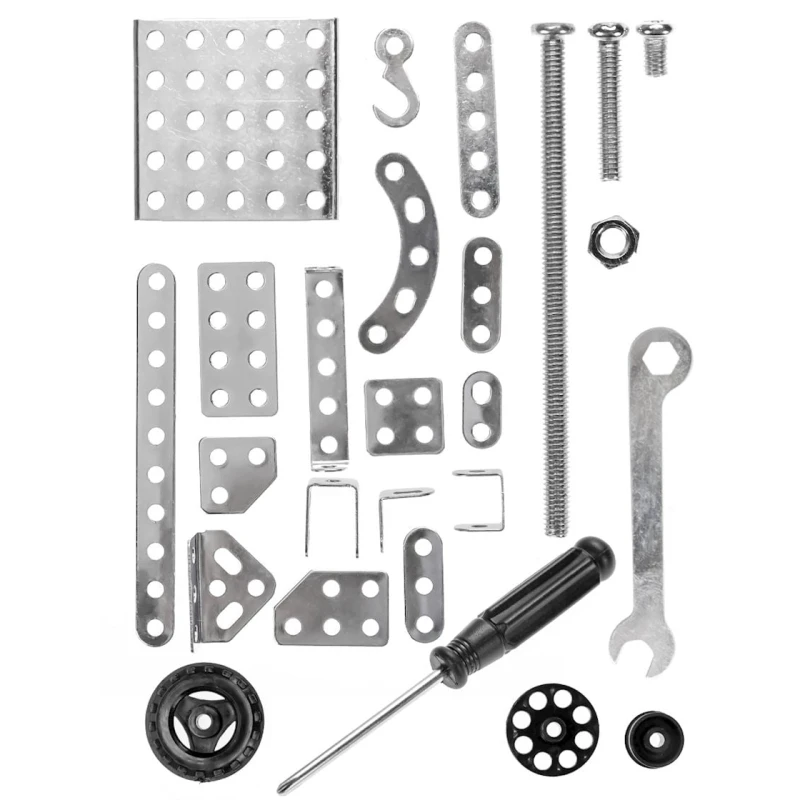 Конструктор металлический Изобретатель №7, 224 элемента, 6+ лет