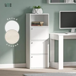 Tumba Marina 3563_M25Mod4Wh, LDSP, 115x30x42 sm, ağ