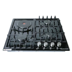 Варочная поверхность Electrotech KUP 60 3GP Black Glass