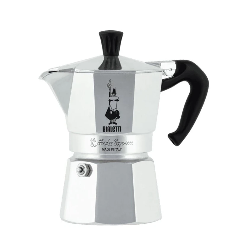 Гейзерная кофеварка Bialetti Moka Express, на 6 чашек Гейзерная кофеварка Bialetti Moka Express, на 6 чашек