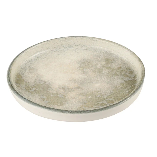 Тарелка Porland Stoneware 04SWA000006, керамогранит, бежевая, 27 см Тарелка Porland Stoneware 04SWA000006, керамогранит, бежевая, 27 см