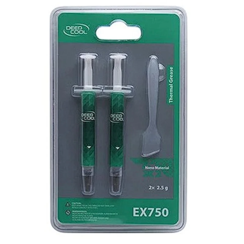 Термопаста Deepcool Thermal Grease EX750 2x2.5 g Термопаста Deepcool Thermal Grease EX750 2x2.5 g