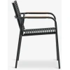 Кресло садовое Jysk Nabe, алюминий/пластик, черное, 55x81x63 см Кресло садовое Jysk Nabe, алюминий/пластик, черное, 55x81x63 см